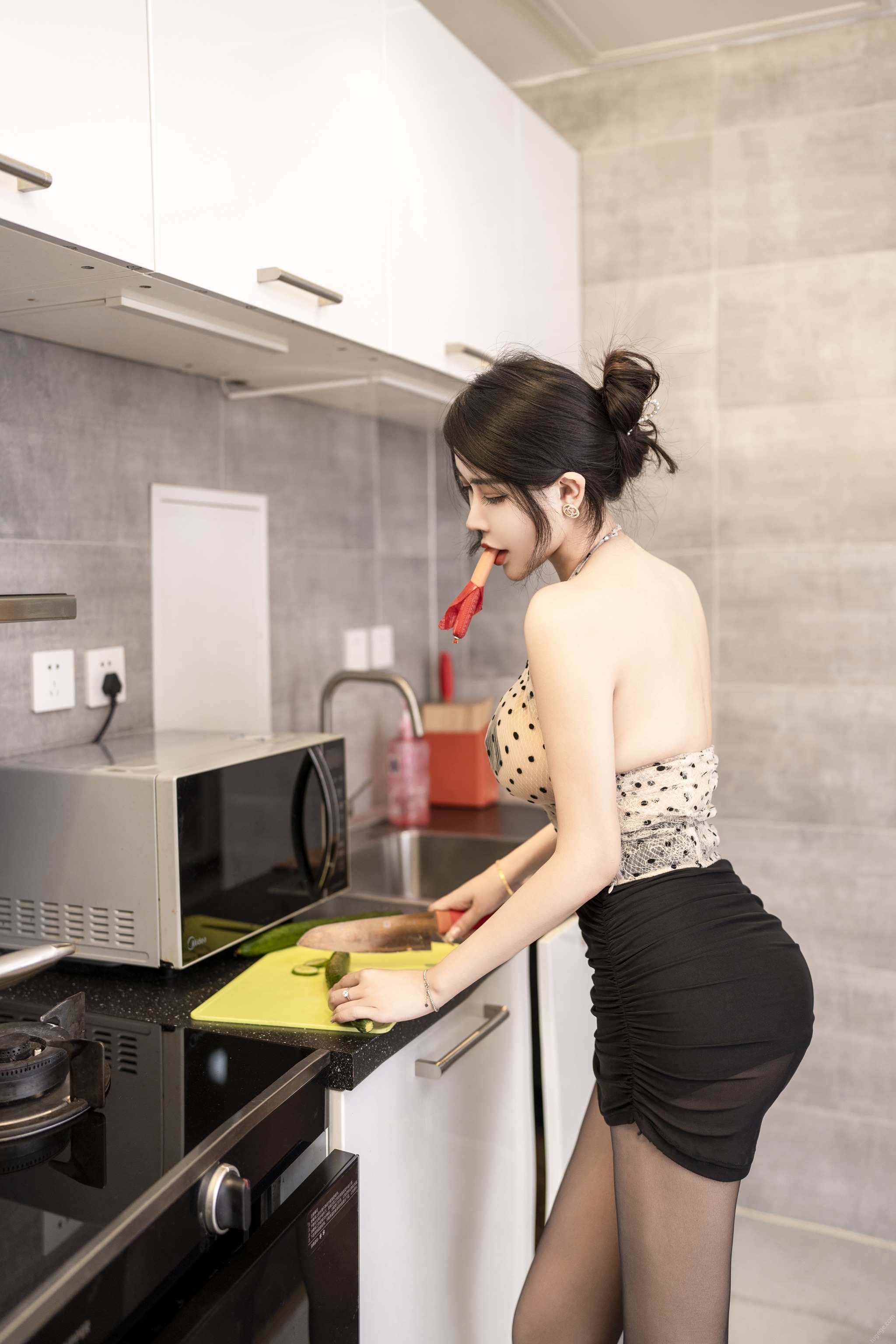 李若汐 - NO.006 厨房女仆[94P]-XikXak